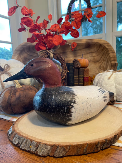 Vintage Muscovy Wooden Duck Decoy