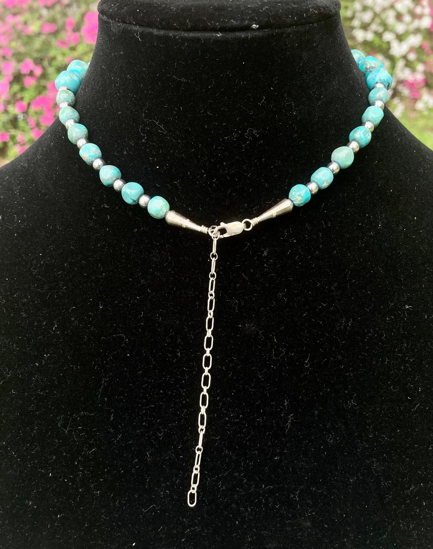 Natural Shaped Turquoise Stone Necklace