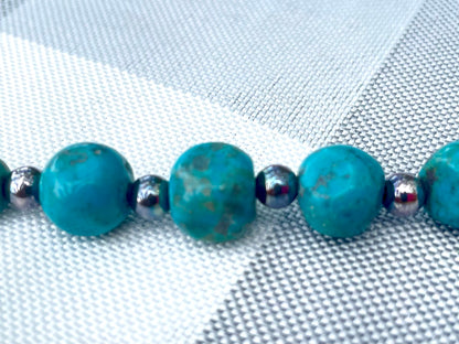 Natural Shaped Turquoise Stone Necklace