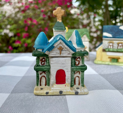 Vintage Ceramic Christmas Village