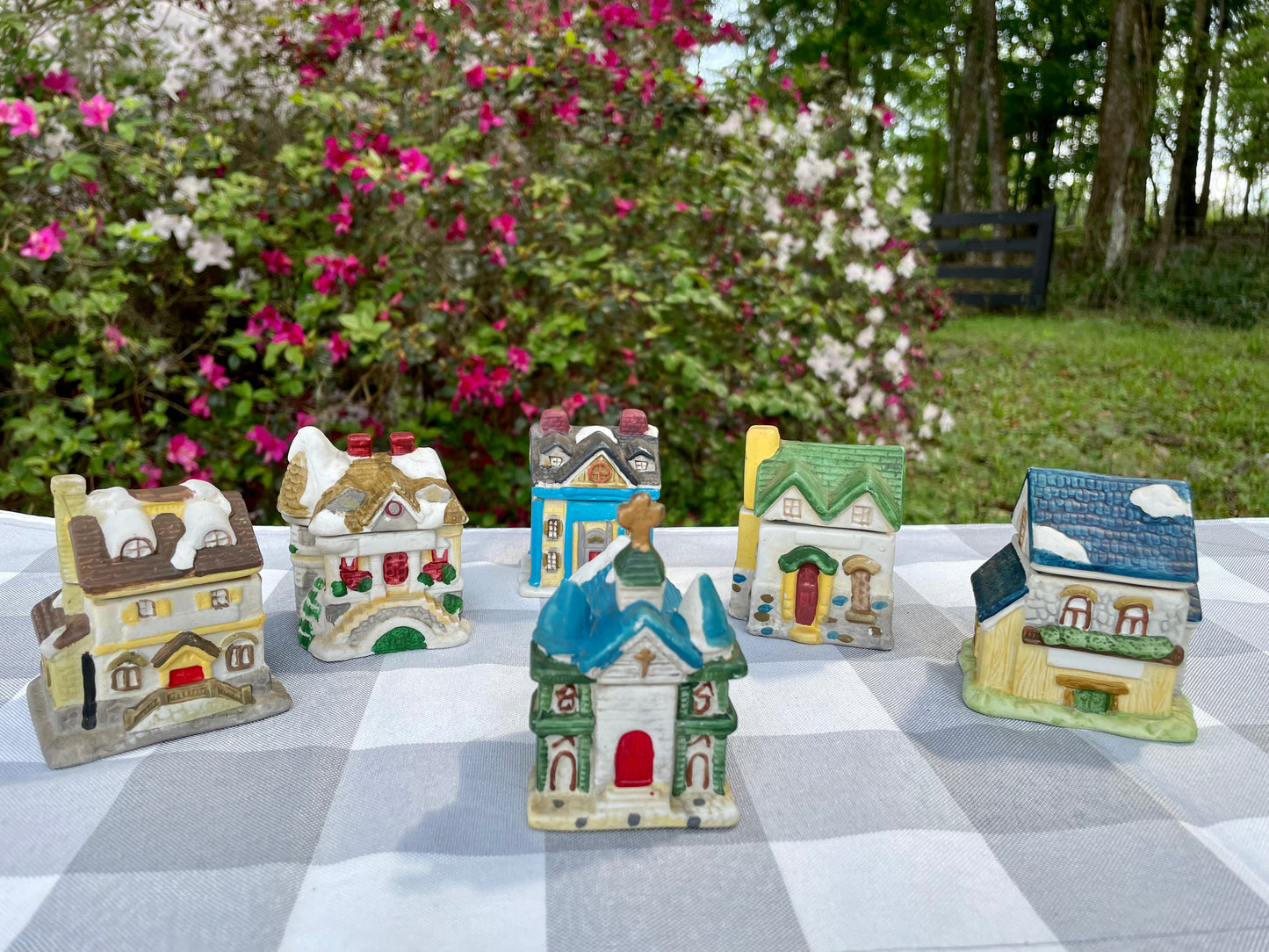 Vintage Ceramic Christmas Village