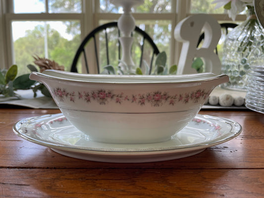 Vintage Noritake China 5770 Glenwood Gravy Boat