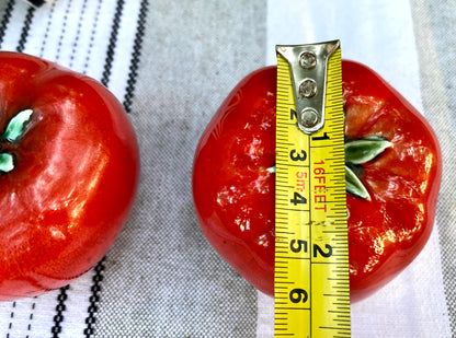 Vintage Garden Fresh Tomato Salt & Pepper Shakers Ceramic Hand Painted