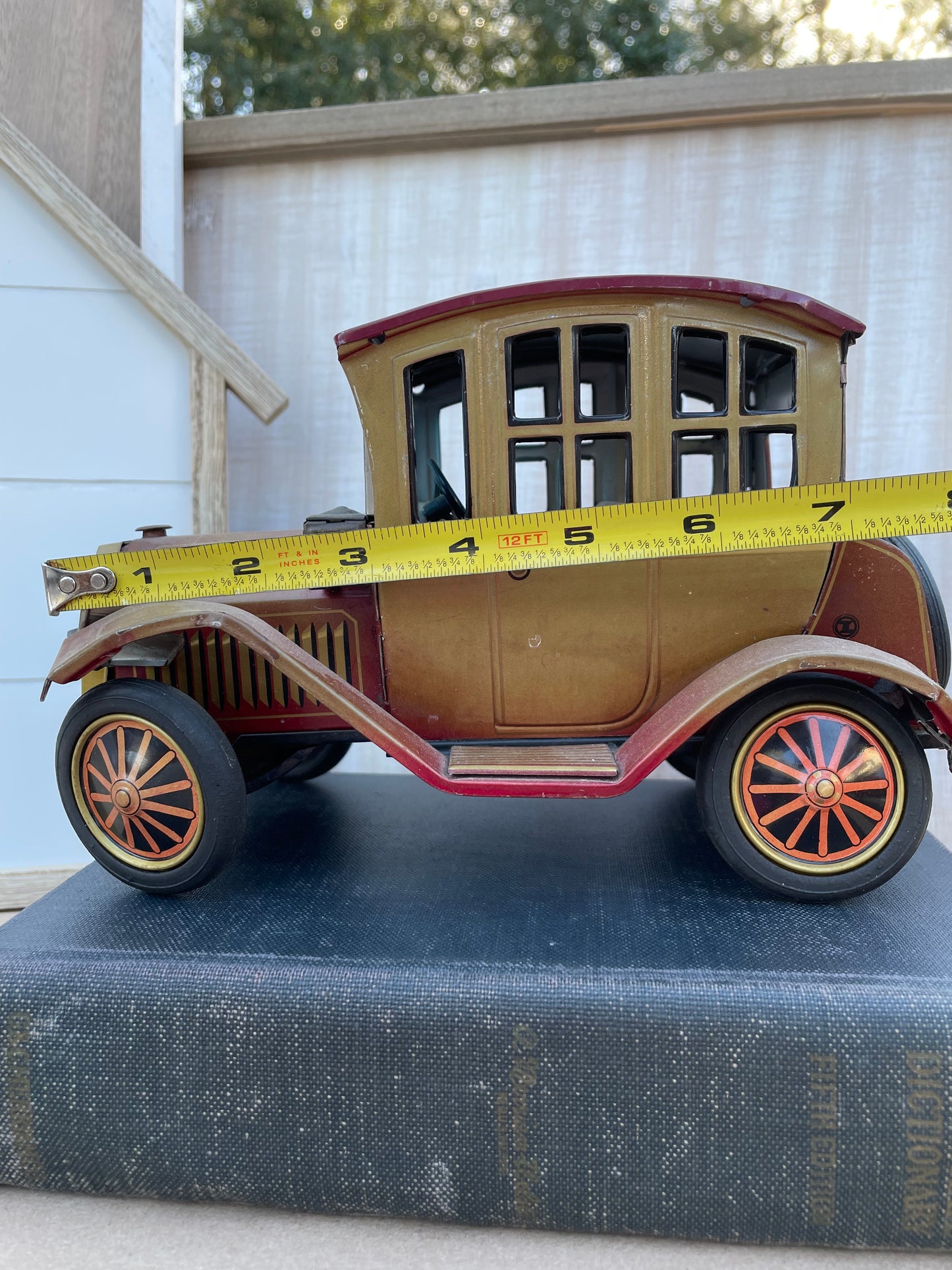 Vintage 1930s style Grand-Pa Tin Toy Car