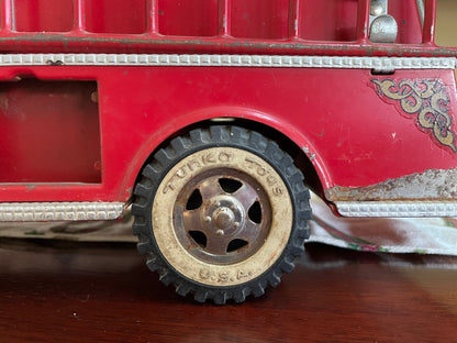 Antique 1957 Tonka Toy Suburban Pumper Fire Engine No. 5