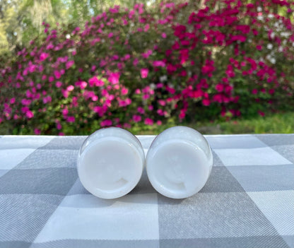 Vintage Corning ware Milk Glass Salt Pepper Shakers