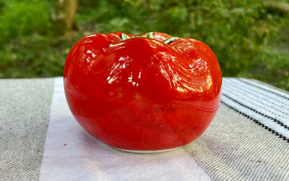 Vintage Garden Fresh Tomato Salt & Pepper Shakers Ceramic Hand Painted