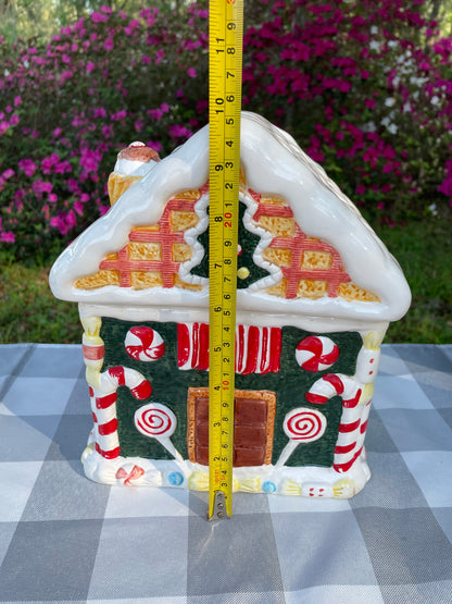 Vintage World Bazars Gingerbread House Cookie Jar