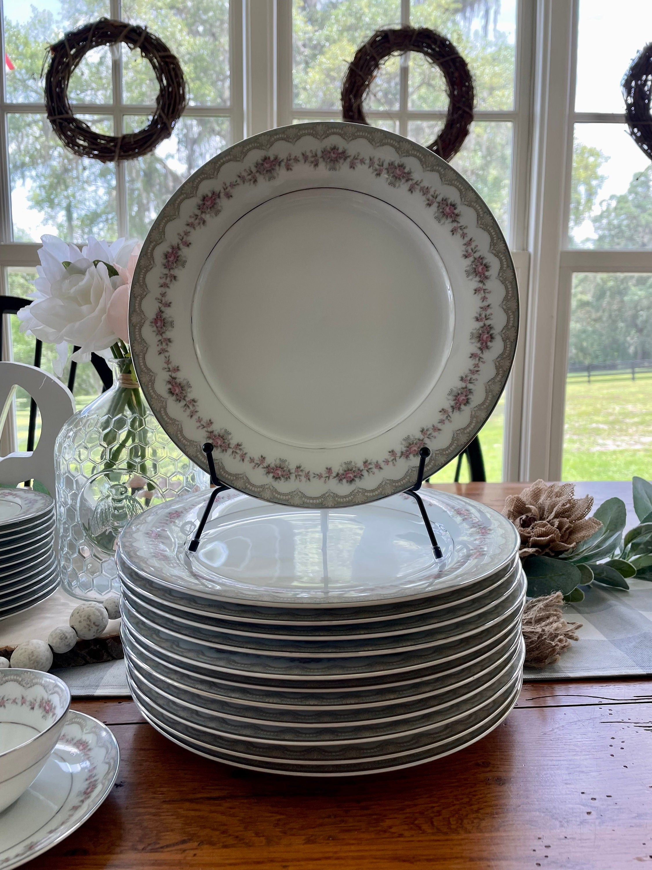 Noritake China Glenwood 5770 Dinner Plate – The Broken Bird Company