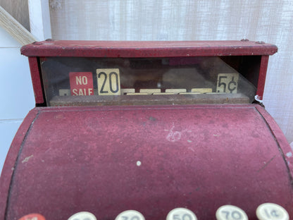 Vintage 1950s Tin Toy Cash Register