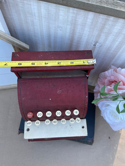 Vintage 1950s Tin Toy Cash Register