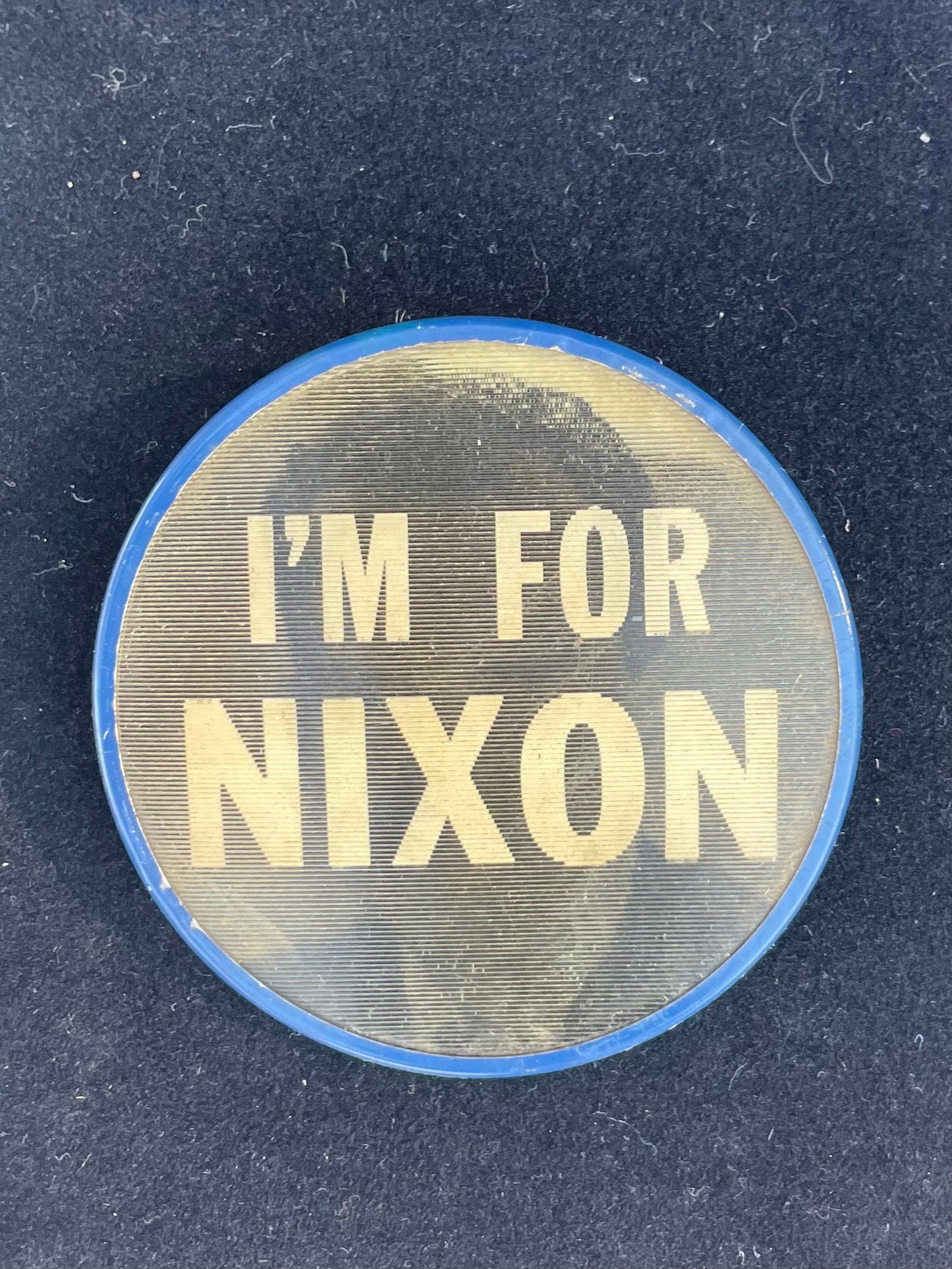 I'm For Nixon 1968 Richard Nixon Holographic Political Campaign Pin