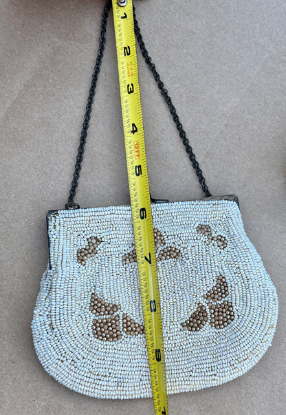 Vintage Mesh Beaded Coin Purse