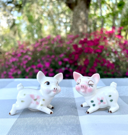 Set of Three Retro Atomic Speckled Pink Salt Pepper Sugar Spice Shaker –  Portland Revibe